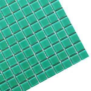 ficha decorativa mosaico verde 30 x 30
